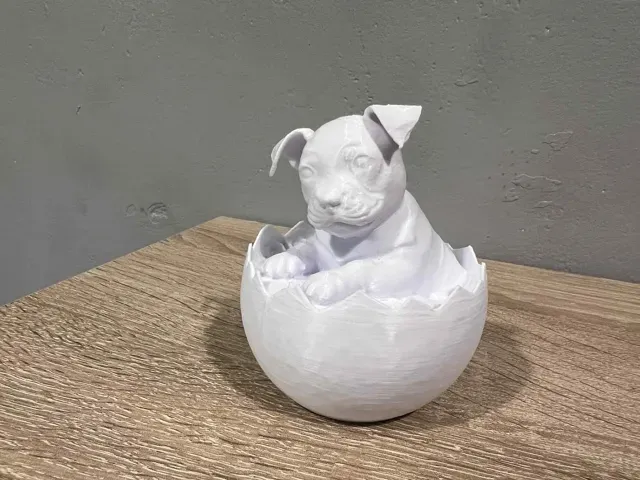 Easter Egg with American Pit Bull Terrier - Dog — Фото 3 из 6