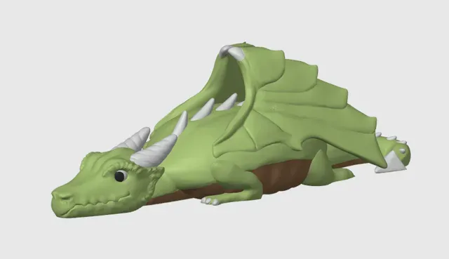 Buddy the Medievel Dragon - Flat Flop Friday #12 — Фото 4 из 7