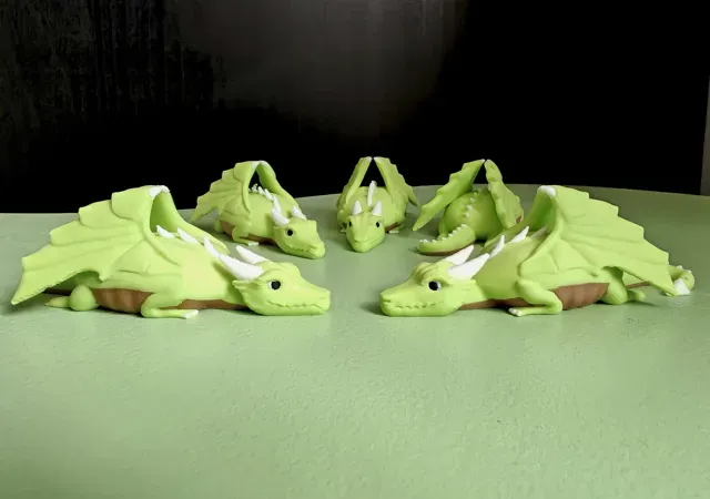 Buddy the Medievel Dragon - Flat Flop Friday #12 — Фото 7 из 7
