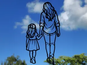 Mother and Daughter Wall Art