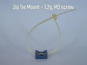 Zip Tie Mount – 1.2g, M3 screw