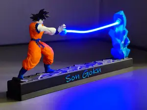 Dragon Ball Lamp – Son Goku Energy Aura DIY Light