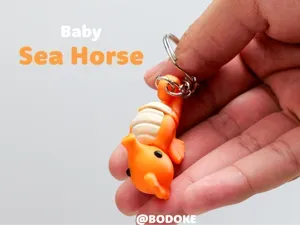 SeaHorse – Articulated & Keychain