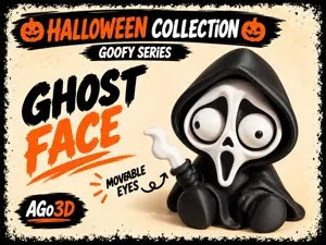 Goofy series – GHOSTFACE Movable Eyes NO AMS