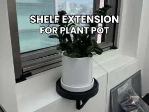 Shelf Extension for Plant Pot