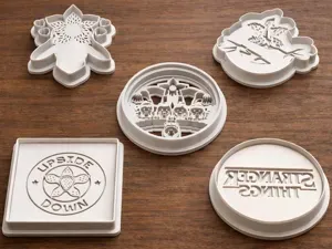 Stranger things cookie cutters + stamps