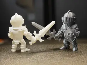 Cartoon Armored Knight-Q版铠甲骑士