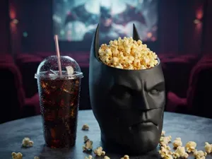 Tigela de pipoca ou doce batman (NO AMS)