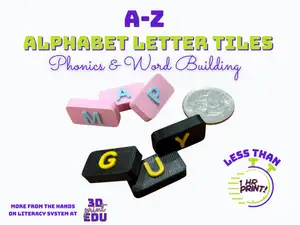 Alphabet Letter Tiles | Phonics & Word Building