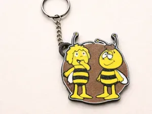 Maya the Bee inspired keychain