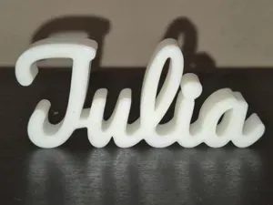Julia Name Sign Display Decor