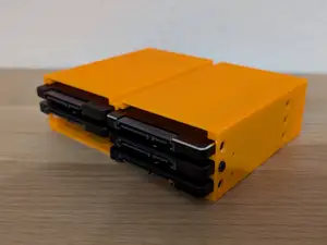 5.25" disk drive bay to 6x 2.5" SSD adapter