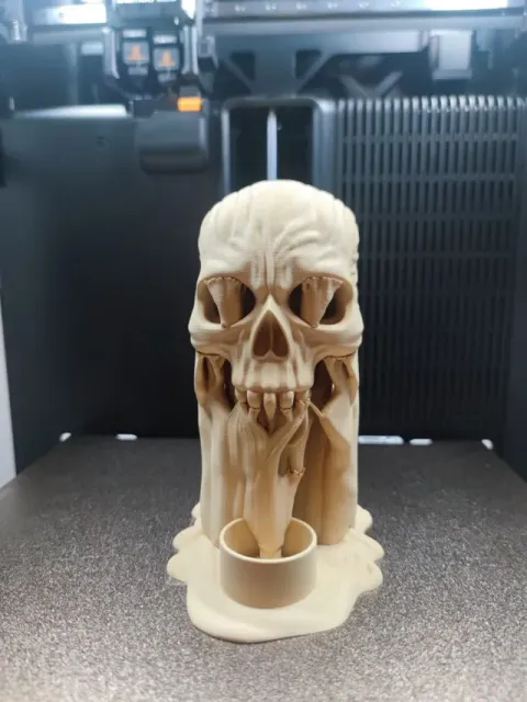 LED Candle Holder Melting Skull — Фото 5 из 5