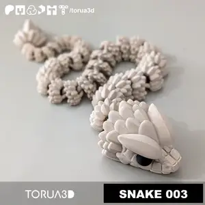 Articulated Snake 003 - Print in place - 3mf - STL
