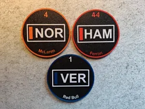 Formula1 Driver Tag Coasters - All drivers