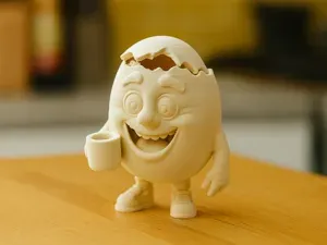 Fruehstuecksei mit Kaffeetasse – Guten Morgen!