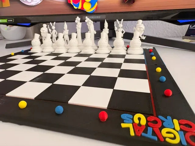 The Amazing Digital Circus Chess Game [FANART] — Image 2 of 9