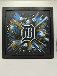 Detroit Tigers - MLB Hueforge