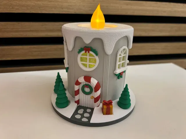 Xmas-Candle Fairy-House for Christmas Village — Фото 2 из 5