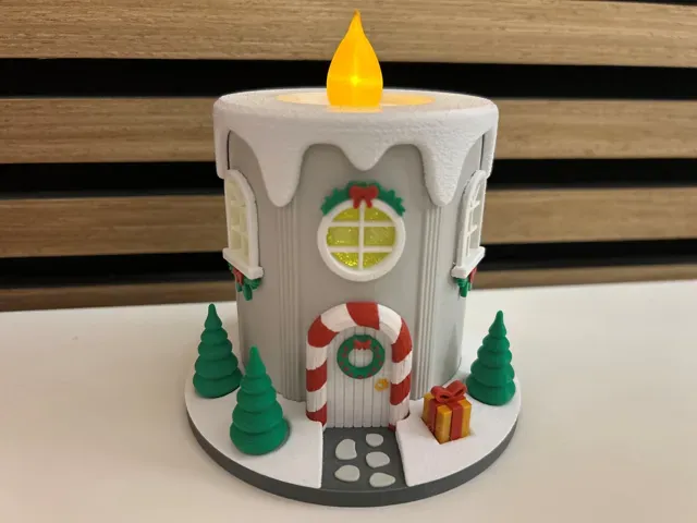 Xmas-Candle Fairy-House for Christmas Village — Фото 3 из 5