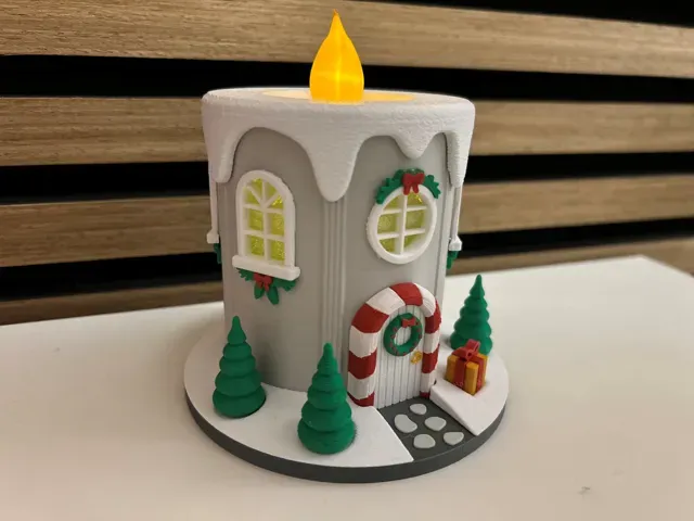 Xmas-Candle Fairy-House for Christmas Village — Фото 4 из 5