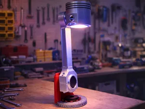 The Power of Light, an Engine Piston Lamp