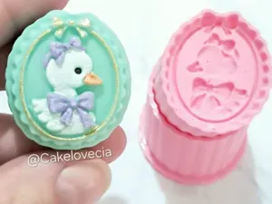 Patinho com Laços 3D | Ejetor para Docinhos