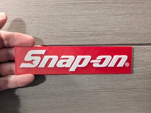 Snap-on tools logo sign plaque 2-sizes