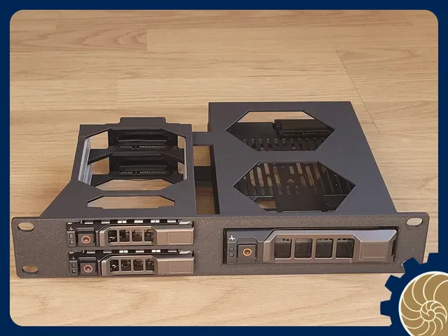 10 inch Rack 1U: 2x 2.5" + 1x 3.5" HDD - HOT SWAP! — Фото 3 из 17