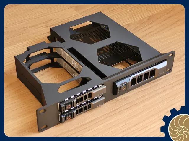 10 inch Rack 1U: 2x 2.5" + 1x 3.5" HDD - HOT SWAP! — Фото 2 из 17