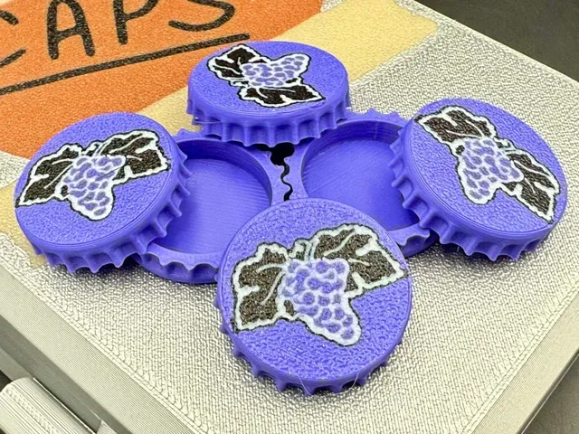 Realistic Nuka Grape Bottle Cap (from Fallout) — Image 2 of 3