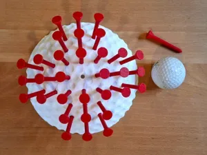 The Golf Tee Solitaire Game