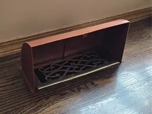 Hot Air Deflector for Register Grate