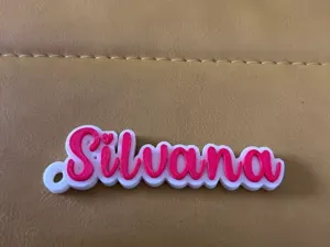 Silvana name keychain