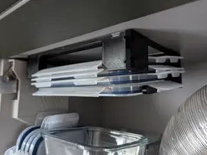 IKEA tupperware lid holder