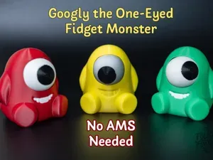 Googly the One-Eyed Fidget Monster