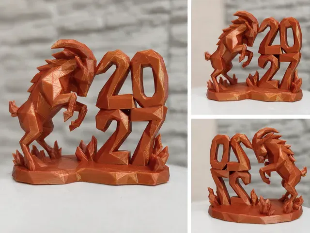 The symbol of the year 2027, the fiery goat. — Image 5 of 5