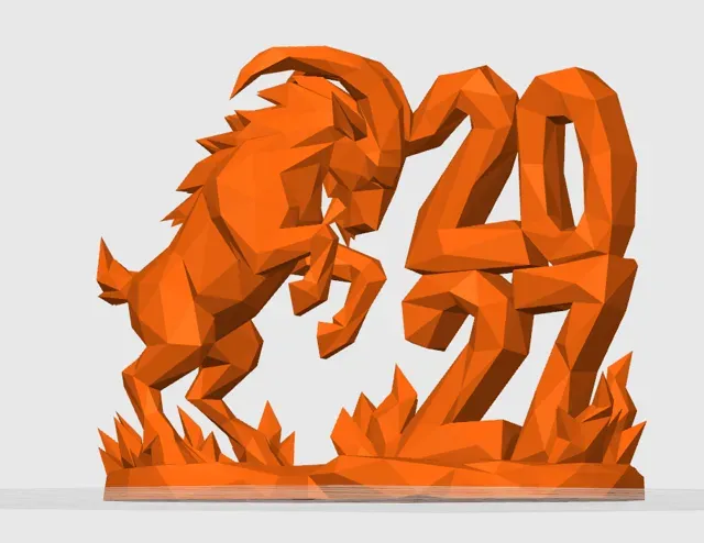 The symbol of the year 2027, the fiery goat. — Image 4 of 5