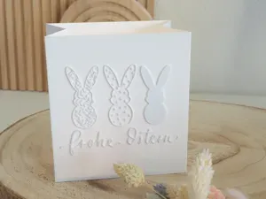 Lichttüte Frohe Ostern Hasen