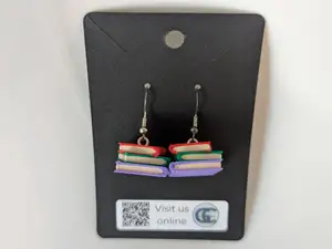 Book Stack Earrings