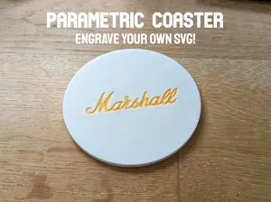 Parametric Coaster SVG designer