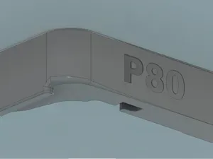 P80 G17 mag release - enhanced