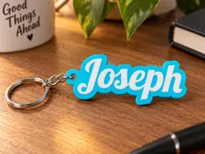 Porta-Chaves Personalizado Nome Joseph Keychain 3D