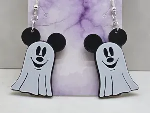 Mickey Ghost Earrings