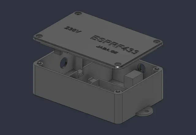ESPRF433 case for ESP32, CC1101 and HLK-5M05 — Фото 11 из 12
