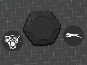 ARCTIC CAT ATV wheel cap 67-68mm