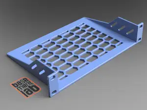 Rack Tray 10" 1U Mount Universal Rack Shelf