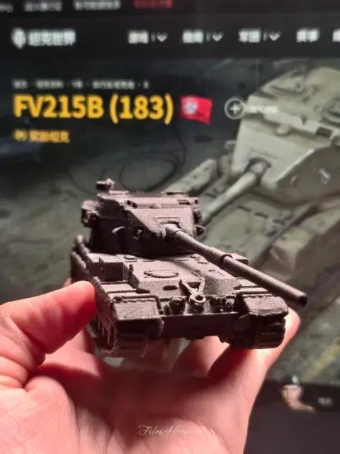 FV215B(183) 坦克世界 FV215B183 自行反坦克炮 1:72 — Фото 5 из 6