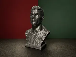 Cristiano Ronaldo CR7 Bust - Portugal Edition