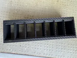Rocker switch panel 1 din